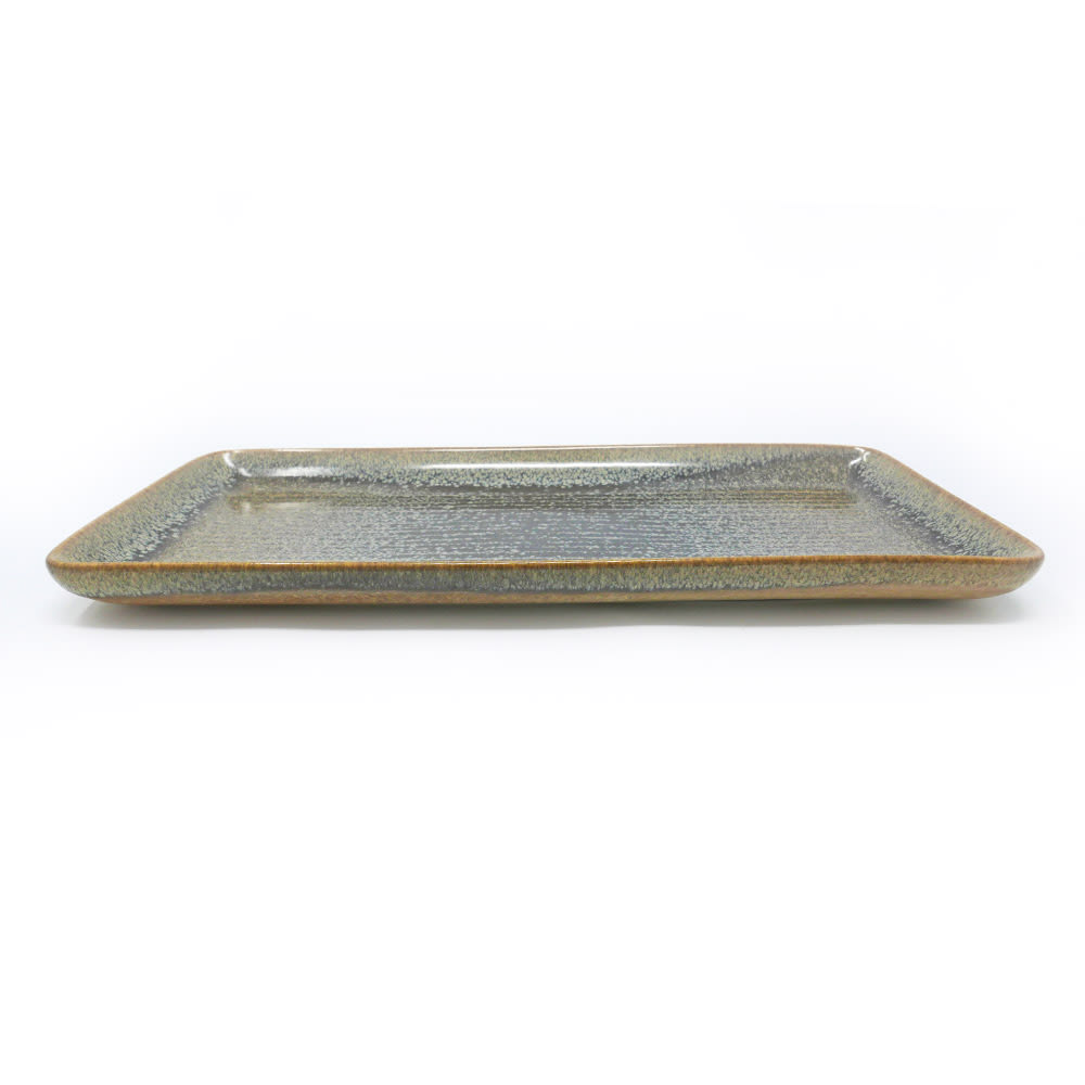 Assiette plate Dudson Evo Granite - Plateau du chef · 14 x 6 1/2 po · 4/caisse — image 3