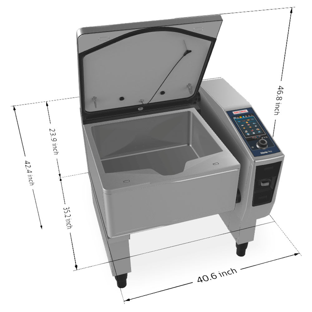 Rational Braisière Rational iVario Pro L - Système de cuisson multifonction · 26 gallons — image 3