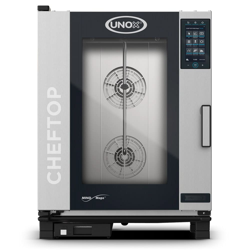 Four mixte professionnel de comptoir au gaz UNOX CHEFTOP MIND.Maps™ COUNTERTOP PLUS