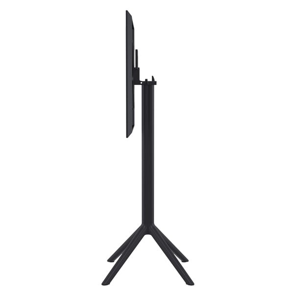 Table de bar pliante Sky 60 par Siesta - Noir - Résine durable et résistante aux intempéries — image 2