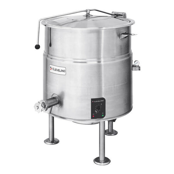 CLEVELAND KEL30 - Marmite vapeur électrique stationnaire de 30 gallons