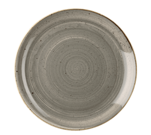 Assiette plate Churchill SPGSEVP81 - Stonecast Peppercorn Grey · 8 1/2 po · Gris poivre
