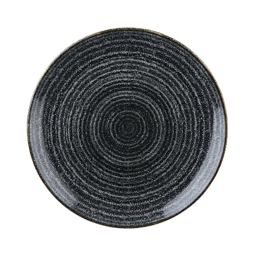 Assiette plate Churchill SPCBEV101 - Studio Prints Homespun · 10 1/4 po · Noir charbon