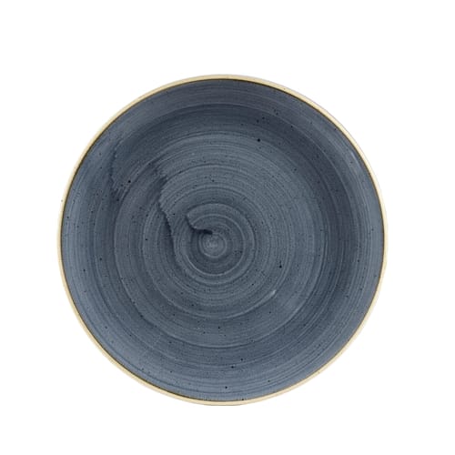 Assiette creuse Churchill SBBSEVB71 - Stonecast Blueberry · 15 oz · 7 1/8 po dia. x 1 1/8 po H · Bleuet