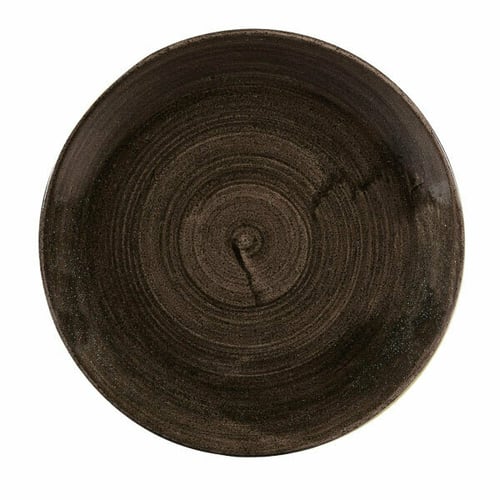Assiette plate Churchill PAIBEV111 - Stonecast Patina Iron Black · 11 1/4 po · Fer noir