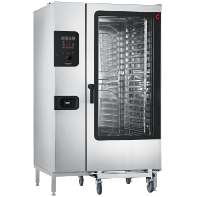Four combiné pleine grandeur enfournable sans chaudière électrique avec contrôles EasyDial Convotherm C4ED20.20ES - 208V, 3 Phase, 66.4 kW