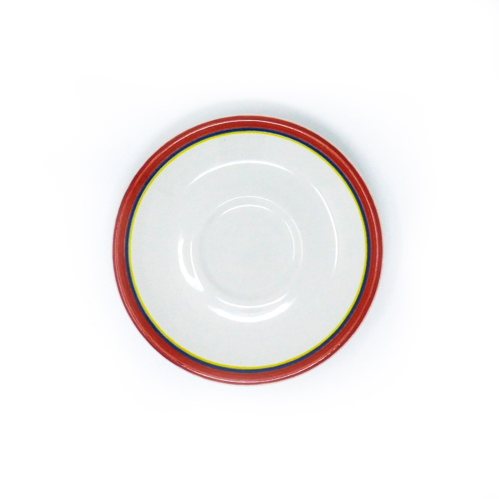 Soucoupe Tasse / Mug / Soucoupe Dudson Calypso RED - 5 7/8 po · 36/caisse