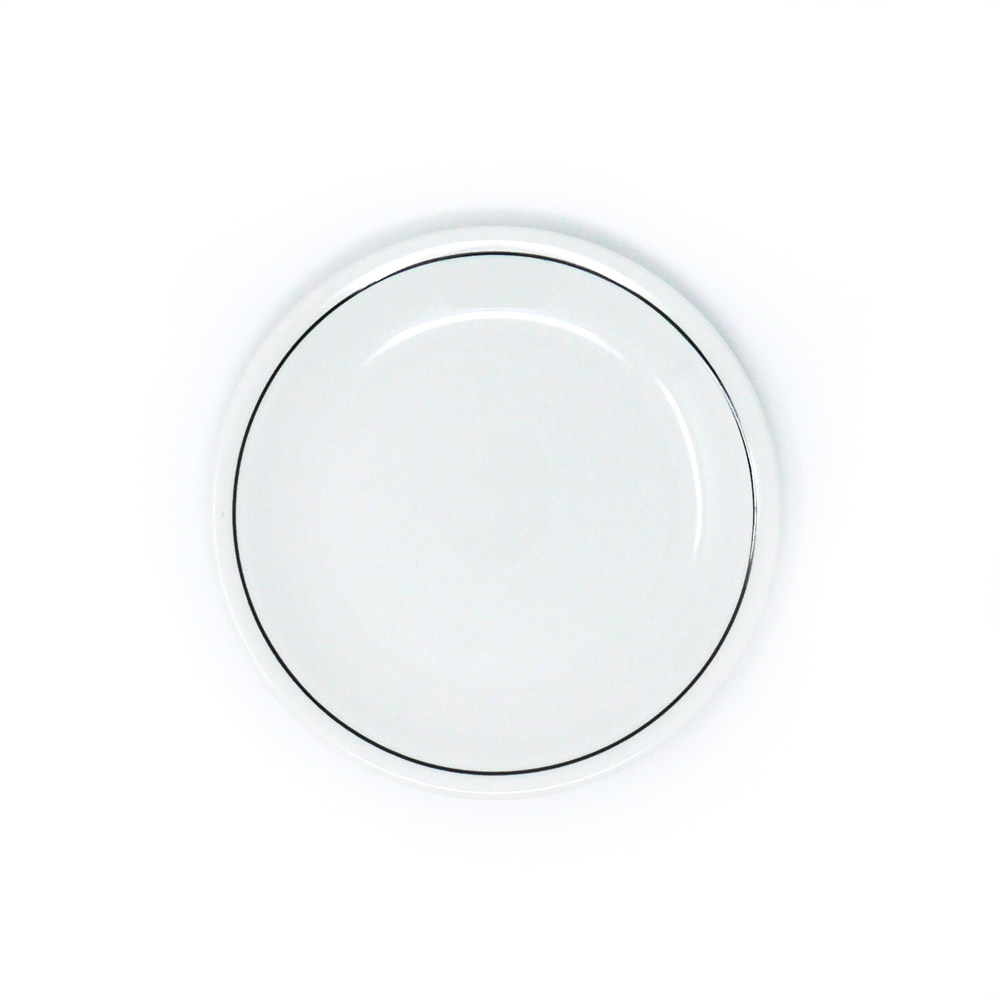Assiette plate Dudson Black Line - 6 3/8 po · 36/caisse