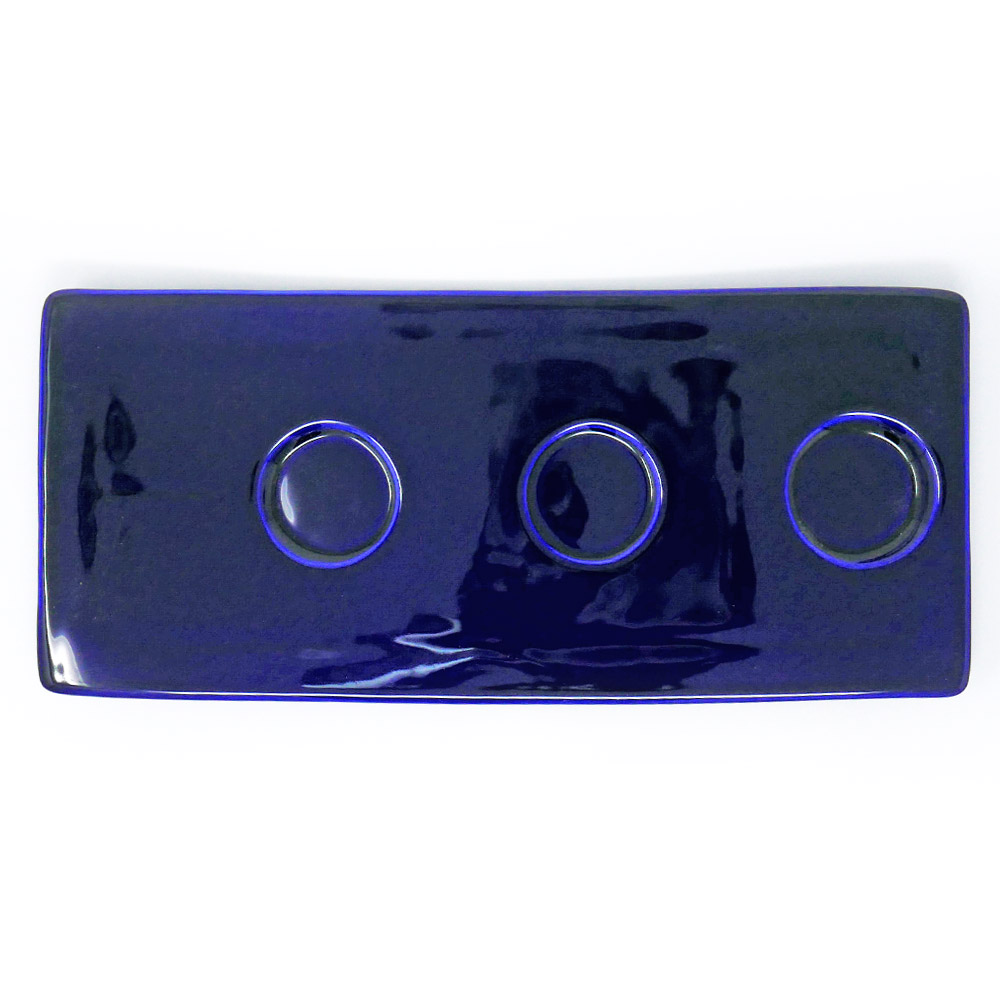 Assiette présentation Dudson Paintbox Midnight Blue - 6 1/2 x 5 7/8 po · 4/caisse