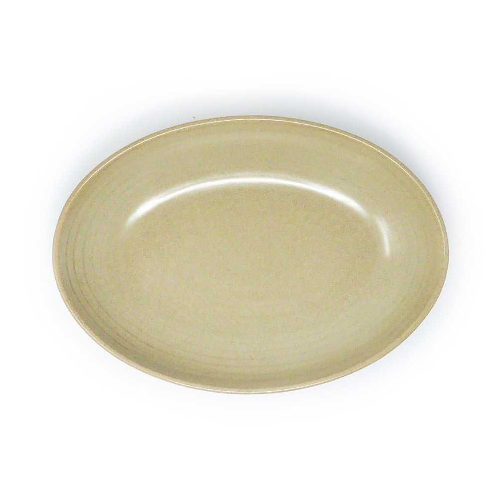 Assiette creuse Dudson Evo Sand - Assiette creuse ovale · 10 3/4 po · 12/caisse