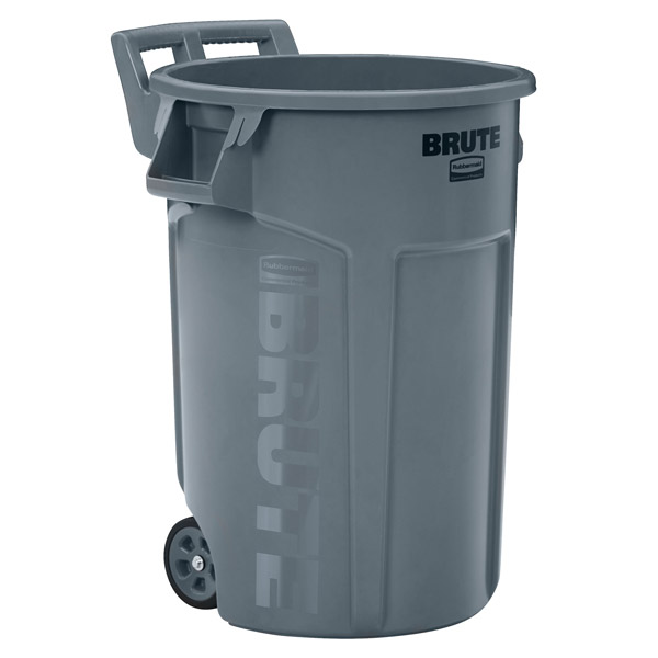 44 gallons Sanitaire Rubbermaid Conteneur Brute® à roulettes