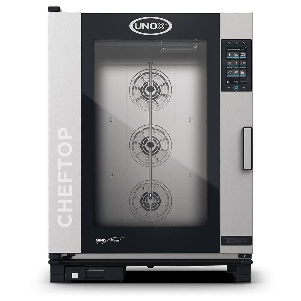 Four mixte professionnel de comptoir au gaz UNOX CHEFTOP MIND.Maps™ COUNTERTOP PLUS