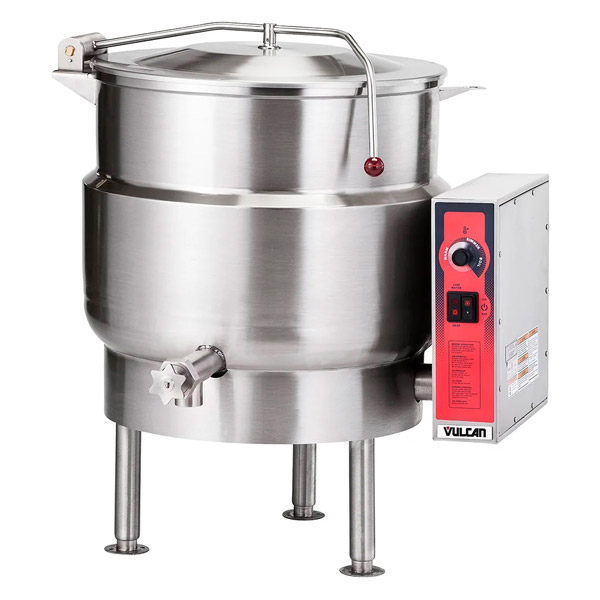 VULCAN K40EL - Marmite vapeur électrique stationnaire de 40 gallons