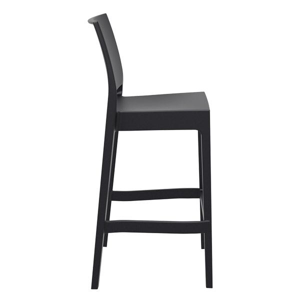 Chaise de bar Maya par Siesta - Noir - Polypropylène renforcé de fibre de verre — image 2