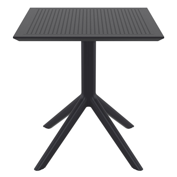 Table Sky 70 par Siesta - Noir - Résine durable et résistante aux intempéries