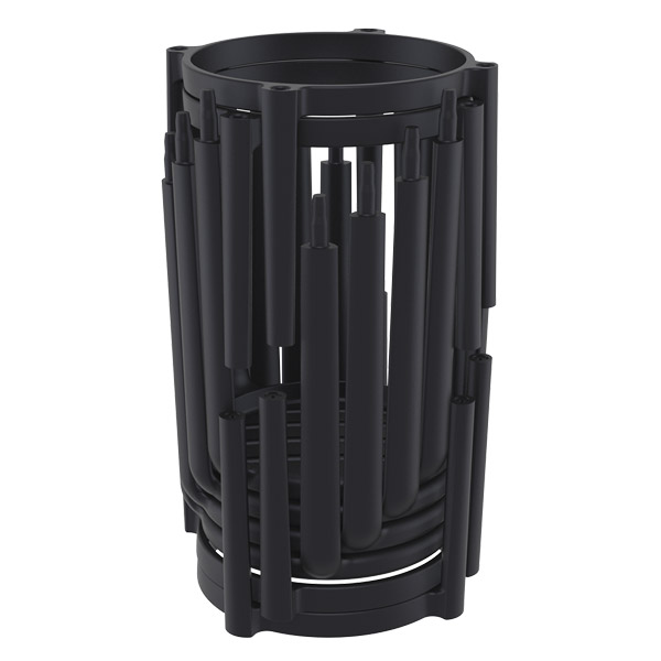 Tabouret de bar Tom 75 par Siesta - Noir - Polypropylène renforcé de fibre de verre — image 3