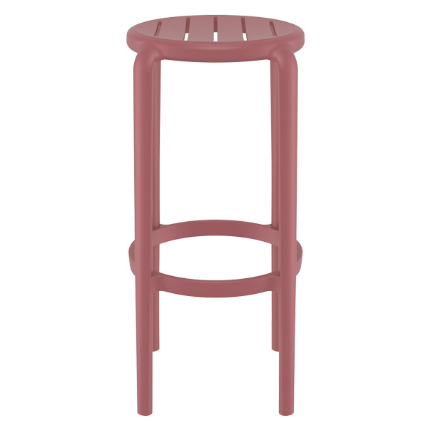 Tabouret de bar Tom 75 par Siesta - Marsala - Polypropylène renforcé de fibre de verre