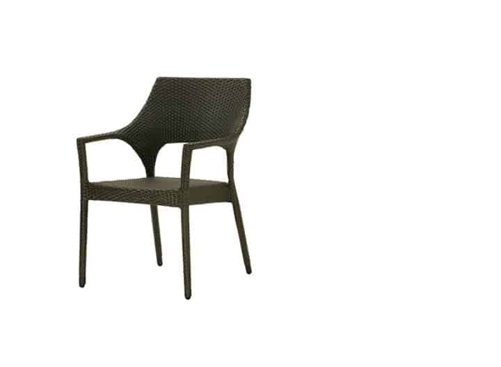 Chaise résine Ratana FN28312ALAB