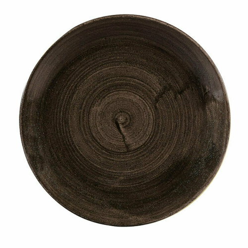 Assiette plate Churchill PAIBEV111 - Stonecast Patina Iron Black · 11 1/4 po · Fer noir