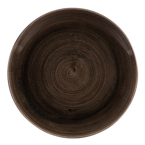 Assiette plate Churchill PAIBEV101 - Stonecast Patina Iron Black · 10 1/4 po · Fer noir