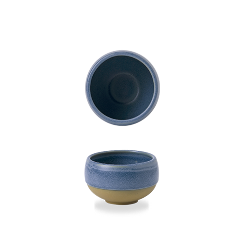 Pot à trempette Bol Churchill EMBLEM21 - Emerge Oslo Blue · 2 oz · 2 5/16 po dia. x 1 1/2 po H · Bleu