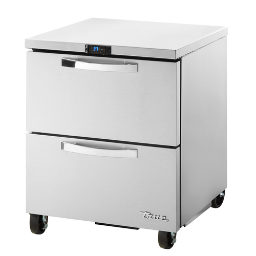 Réfrigérateur sous-comptoir à 2 tiroirs True TUC-27D-2-HC - 27 po · 7,6 cu. pi.