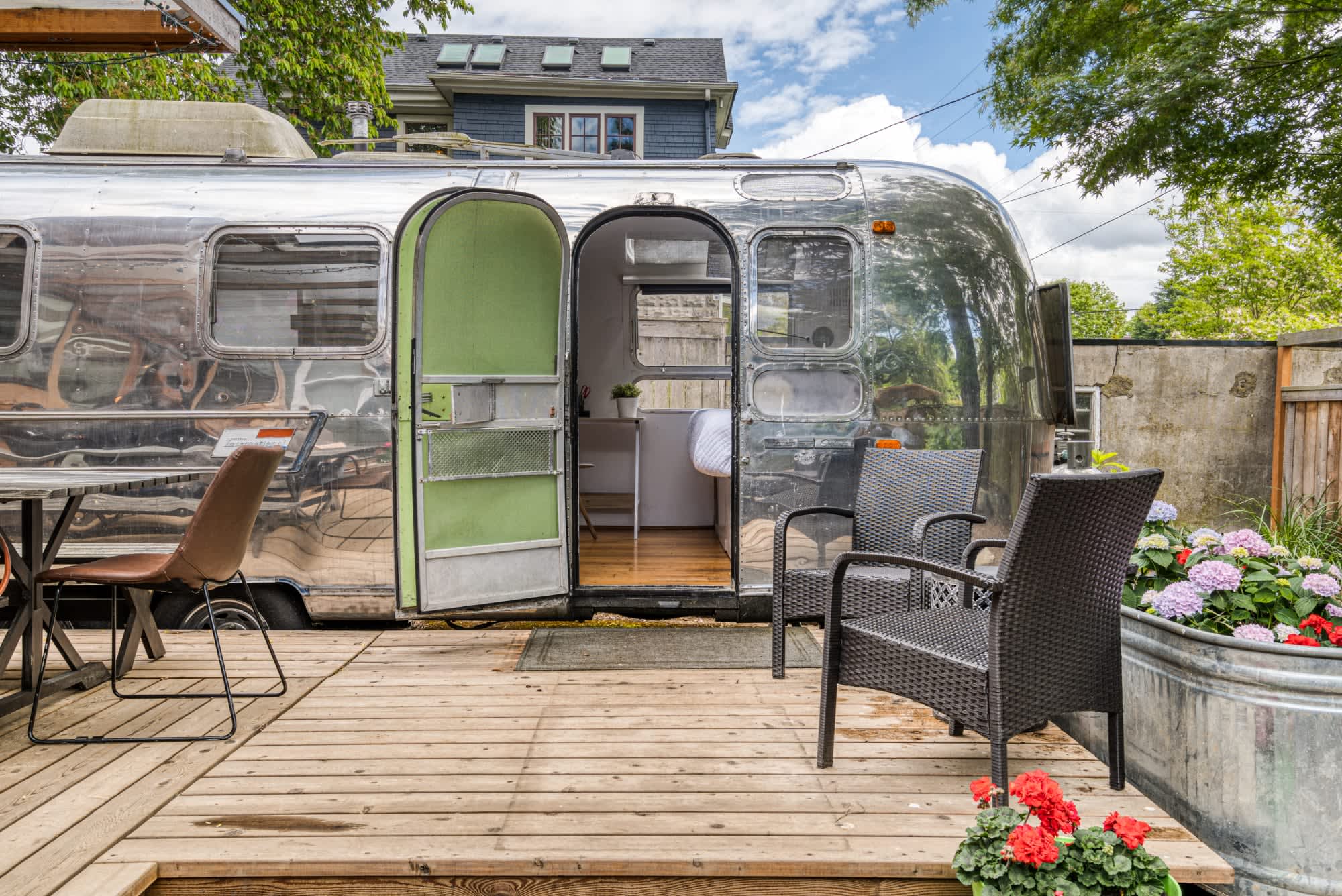 Entrance of the Airstream