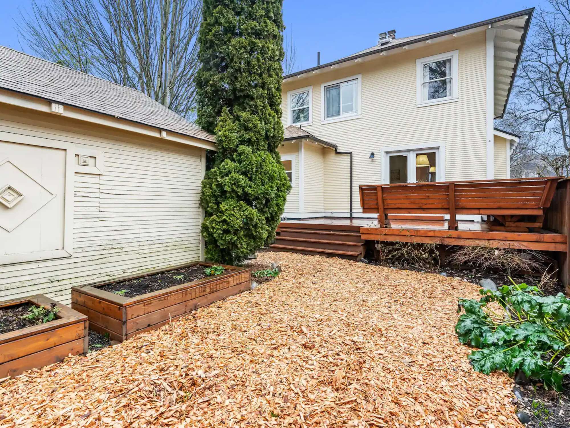 backyard area for fresh air