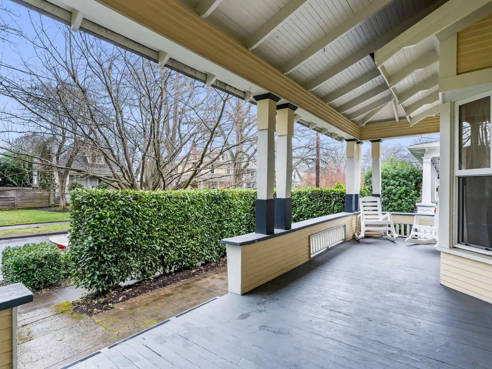 large front porch