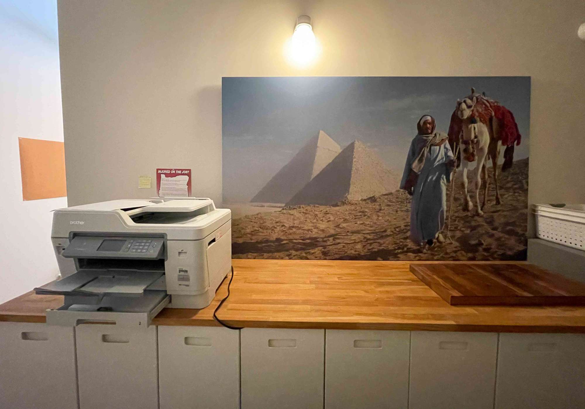 Brother color printer; prints color, double sided, up to 11x17