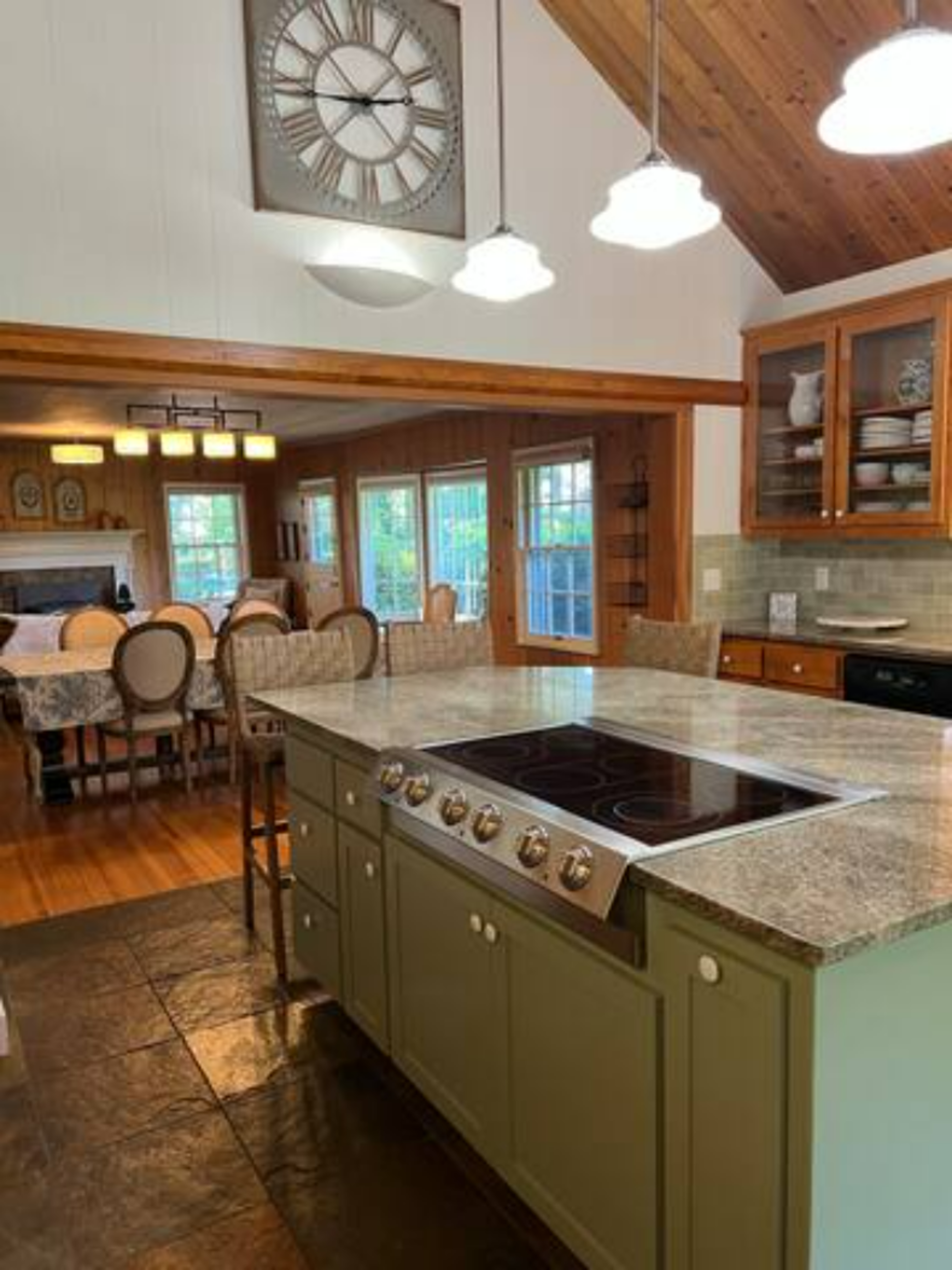 Main house kitchen and meeting table