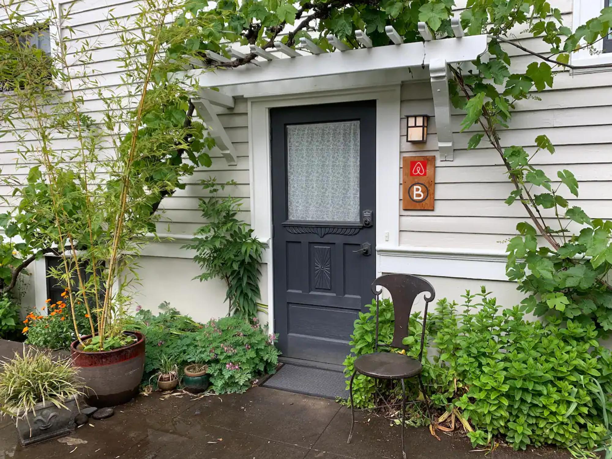 during the Spring the yard is full of greenery!