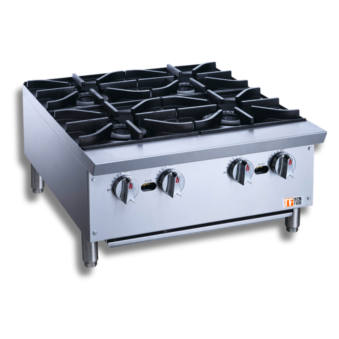 Cocina industrial de 4 quemadores Tecnifood