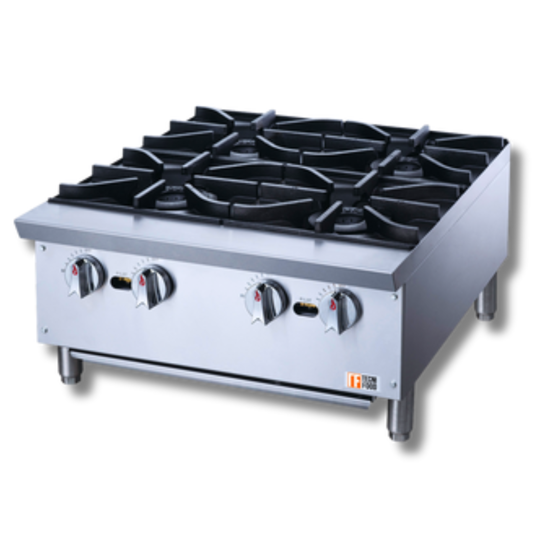 Cocina industrial de 4 quemadores Tecnifood