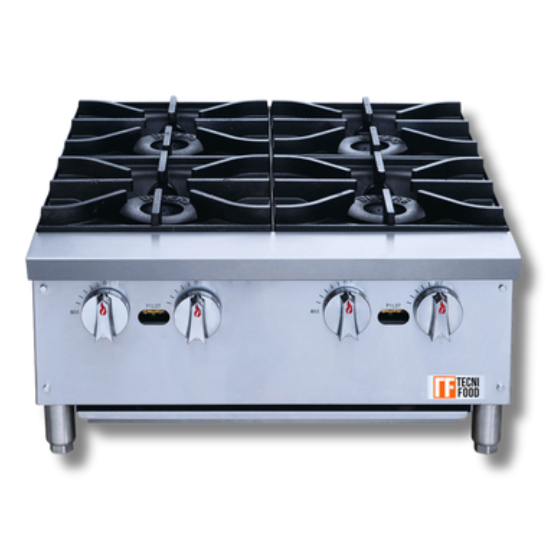 Cocina industrial de 4 quemadores Tecnifood