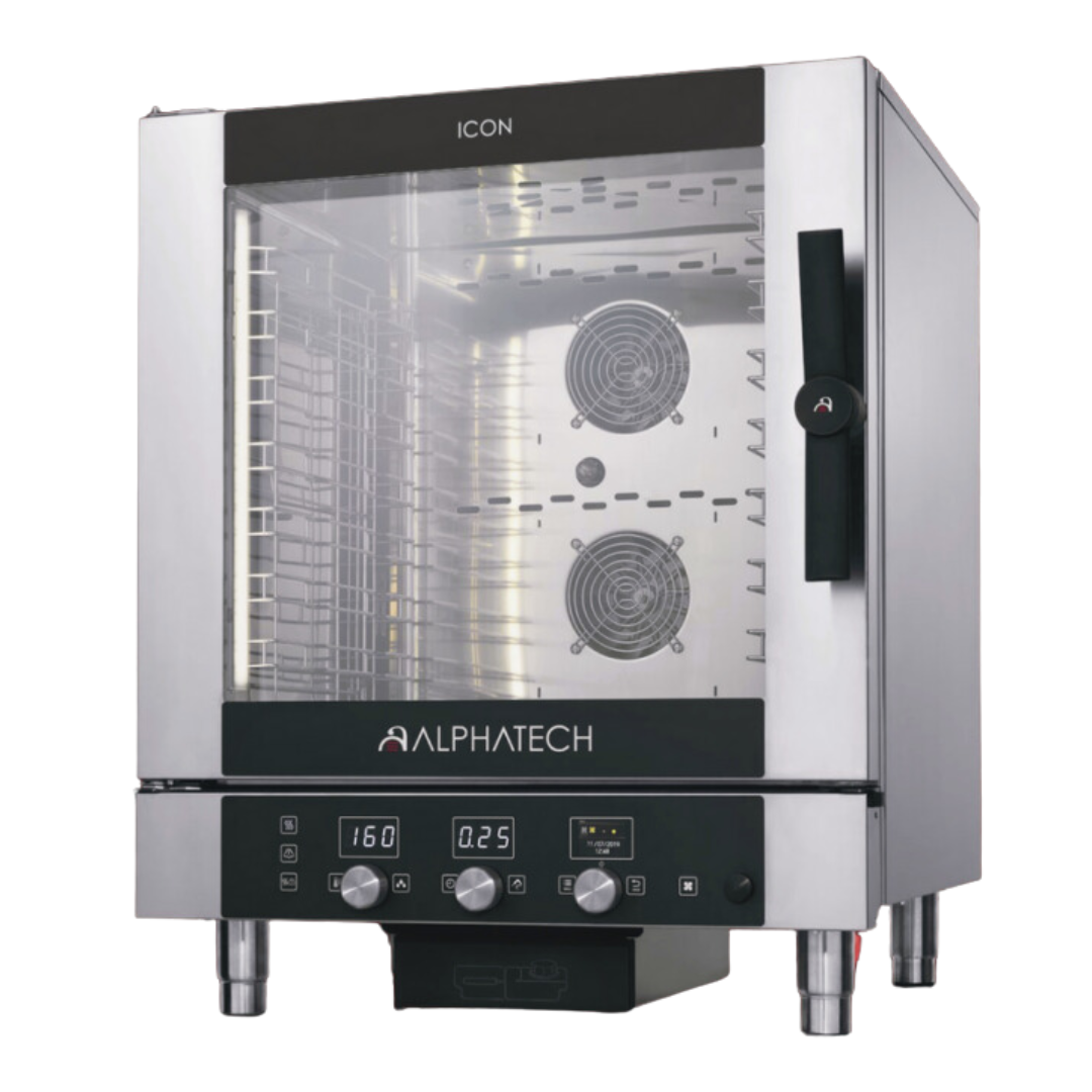 Horno combinado de cinco bandejas ICON a gas