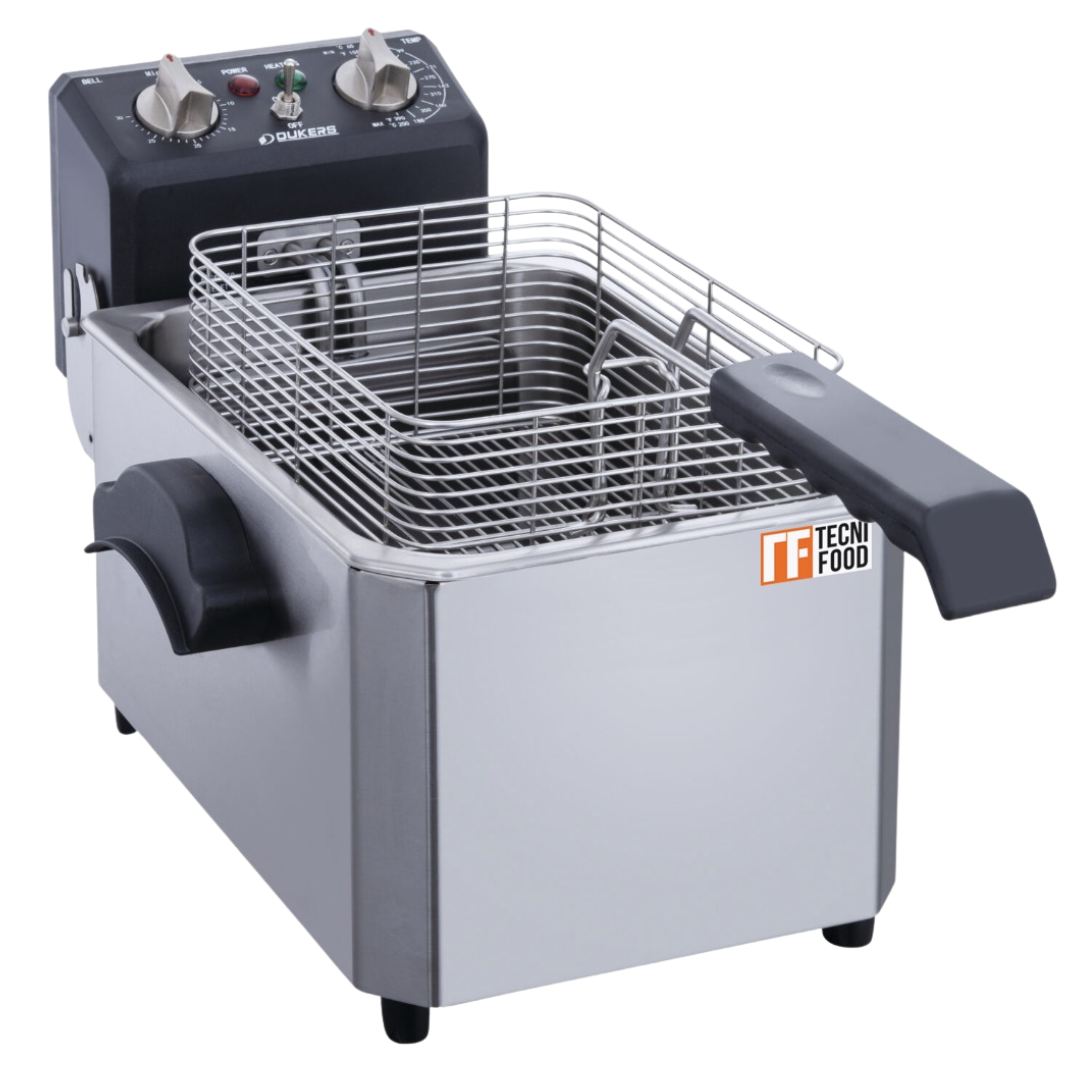 Freidora eléctrica de hasta 8 litros