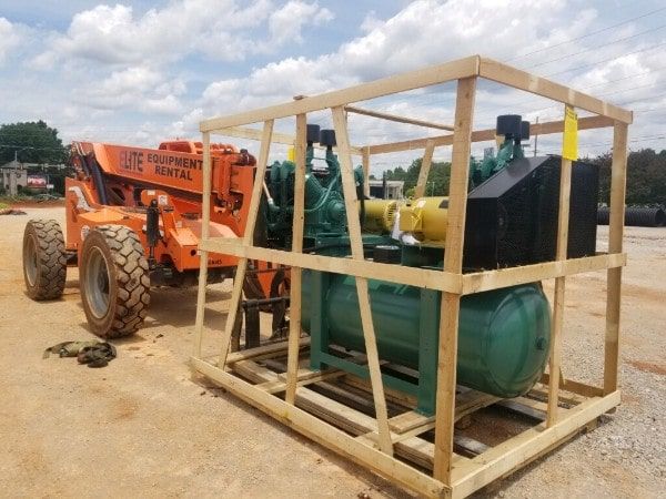 Champion air compressor in crate