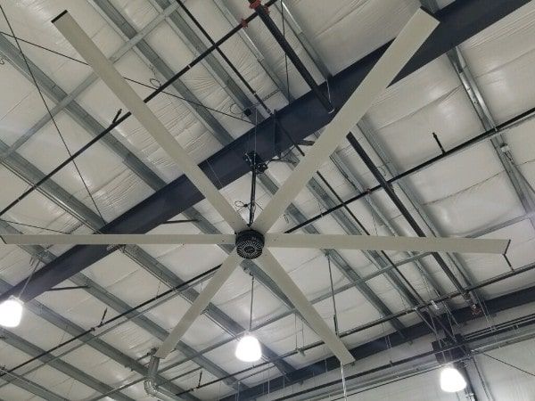 We sell, install, and service HVLS fans from MacroAir.