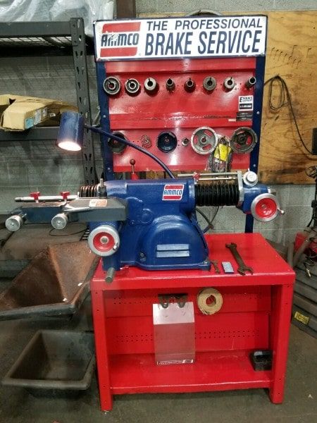 Ammco brake lathe