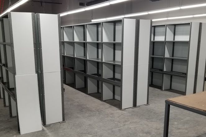 We provide storage solutions for parts departments of any size.