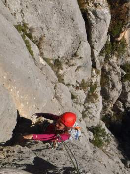 Escalade dans le Verdon, la roche, le vide, la liberté