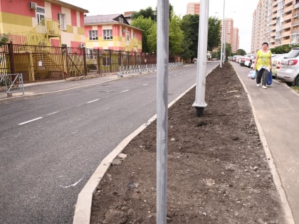 Завершается реконструкция участка ул. им. Циолковского