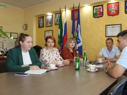 Встреча с председателем Совета молодых депутатов Тихорецкого района Борисовым Н.С.