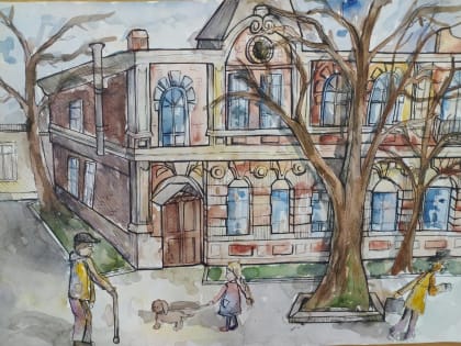 В День знаний на экранах города запустят тематическую выставку рисунков