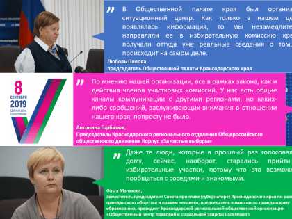 Члены Мониторинговой группы общественного контроля о проходящих в Краснодарском крае избирательных кампаниях