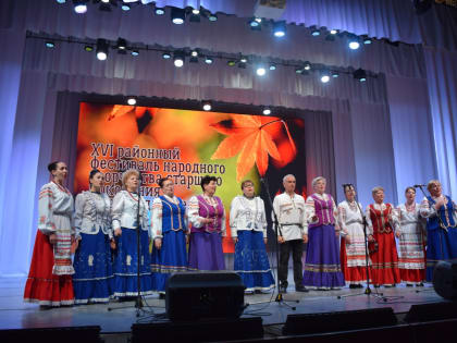 Фестиваль народного творчества пенсионеров в Каневском