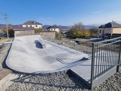 В селе Борисовка появилась новая скейт-площадка благодаря участию неравнодушных жителей Новороссийска в краевой программе инициативного бюджетирования