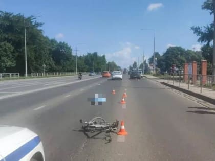 Водитель иномарки насмерть сбил велосипедиста в Краснодаре