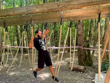 Динская молодежь приняла участие в «Экстремальной гонке героев»